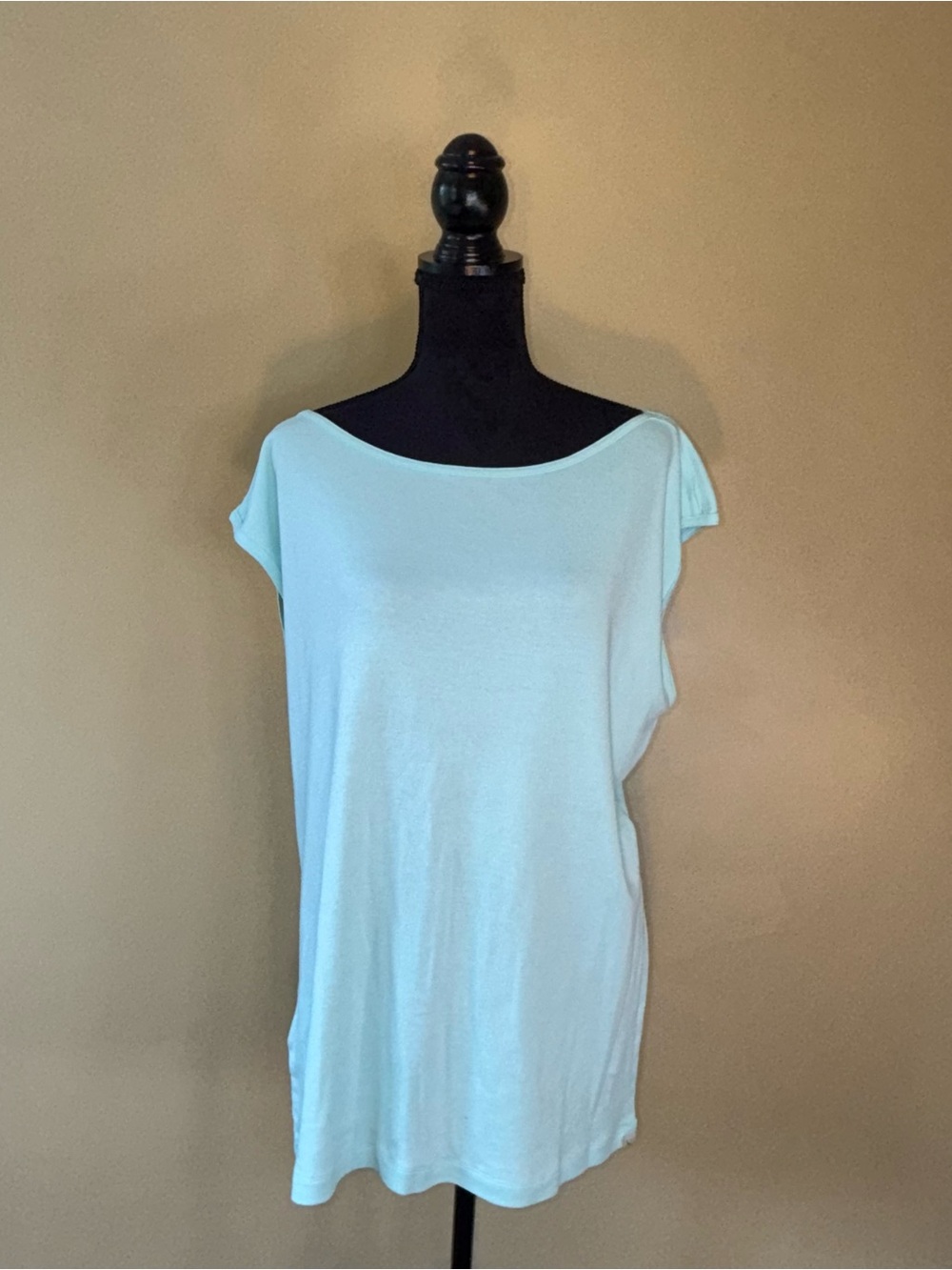 Eddie Bauer Aqua Sleeveless Tank Top Tee Shirt Womens Plus Tall Size 2XL XXL EUC